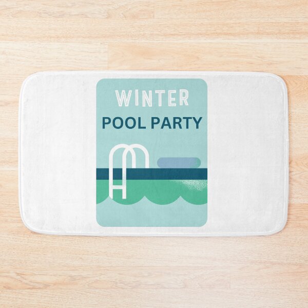 Item preview, Winter pool party -  cold water swimming designed and sold by Wildflow Creations.