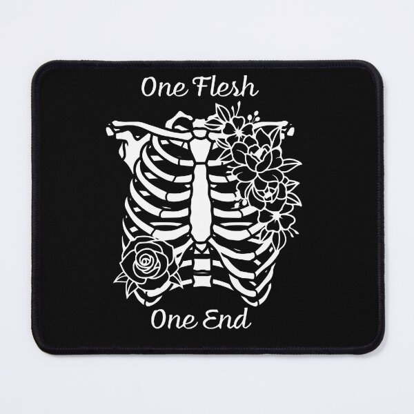 Item preview, One Flesh One End - The Locked Tomb - White designed and sold by Embyr Rose.