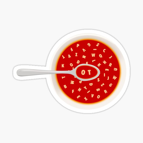 Item preview, OT Alphabet Soup designed and sold by WilmingtonOT.