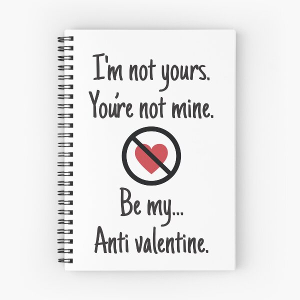 Item preview, Be my Anti valentine No Feelings Funny designed and sold by noteythings.