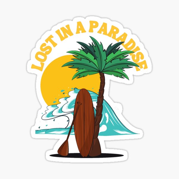 Polaroid Sticker – Lost in Paradise