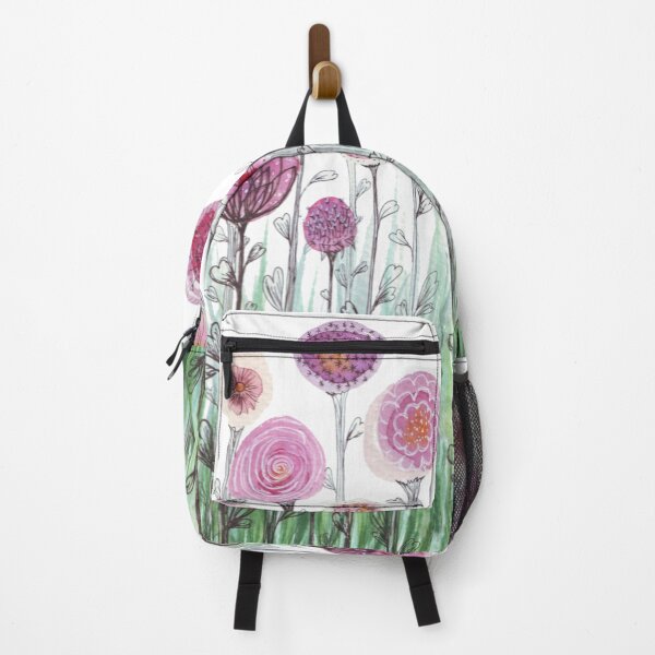 Item preview, Abstract flower garden Watercolor artwork designed and sold by Wolshebnaja.