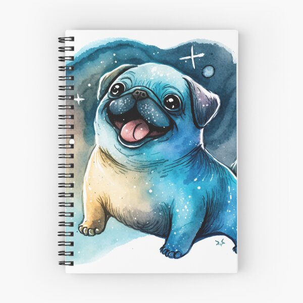 Item preview, Happy Celestial Pug designed and sold by Critical Meltdown.
