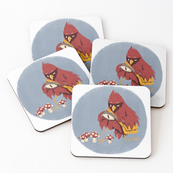 Item preview, Cardinal on Shrooms (Large Print) designed and sold by Myloveforpets.