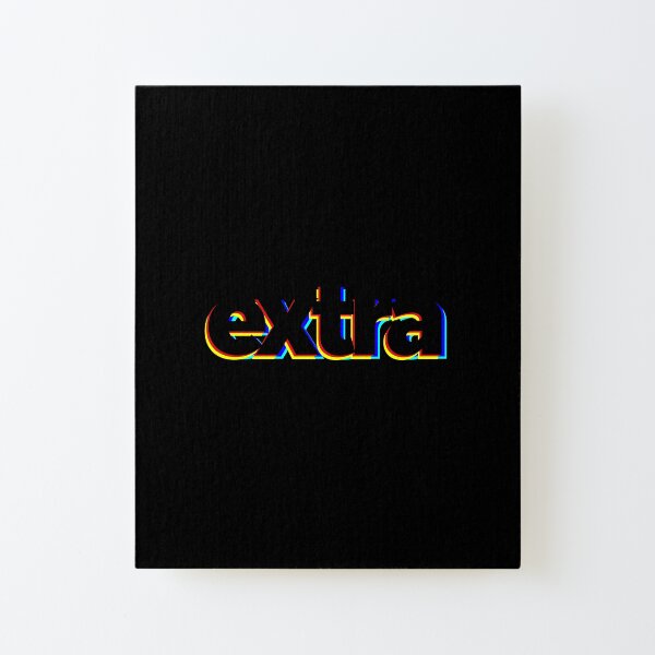 Extra Canvas Mounted Print