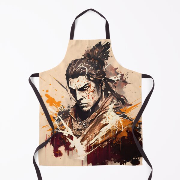 Item preview, Vibrant Adventure: A Samurai Portrait Splatter Painting designed and sold by Digital-Dreamer.