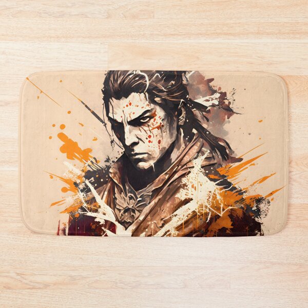 Item preview, Vibrant Adventure: A Samurai Portrait Splatter Painting designed and sold by Digital-Dreamer.