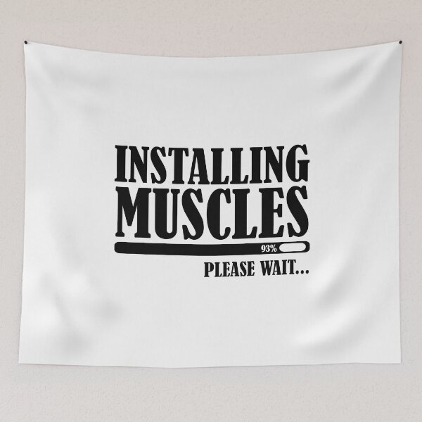Item preview, Installing muscles please wait designed and sold by Stixdesigns.