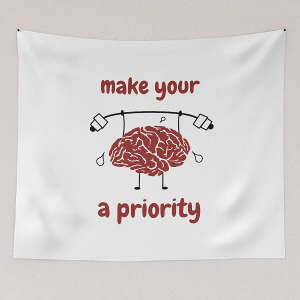 Item preview, make your mental health a priority designed and sold by Exacto.