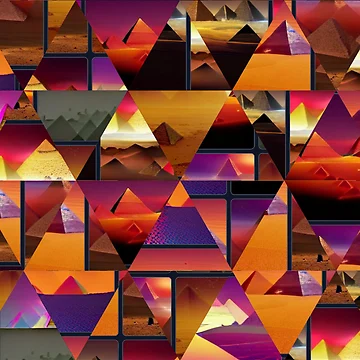 Artwork thumbnail, Pyramid Pattern by AintJames