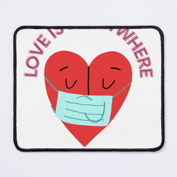 Item preview, Love Is Everywhere But So Is The Flu - T-shirt designed and sold by jebran.