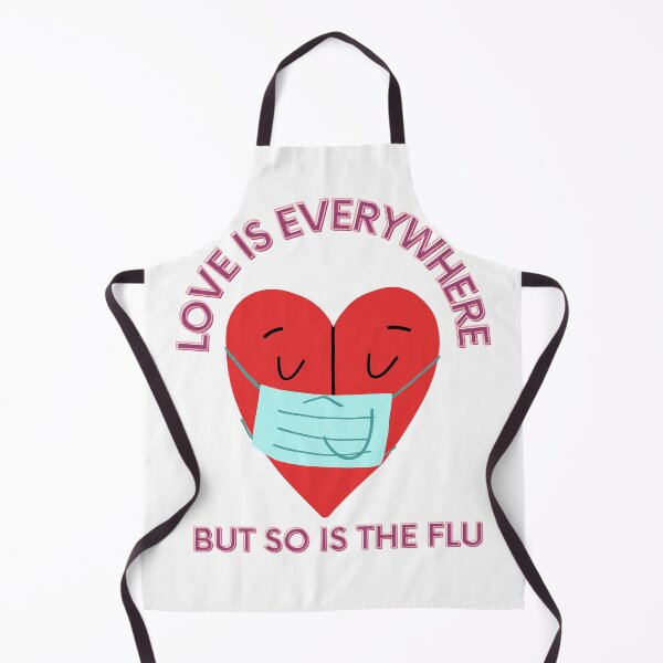 Item preview, Love Is Everywhere But So Is The Flu - T-shirt designed and sold by jebran.