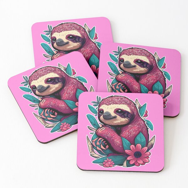 Item preview, Cute Pink Sloth designed and sold by NateFellhauer.