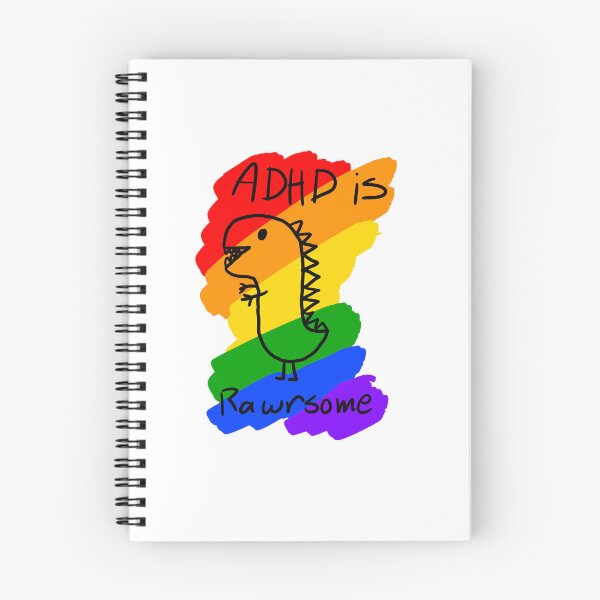 Item preview, ADHD is Rawrsome designed and sold by madeofchips7.
