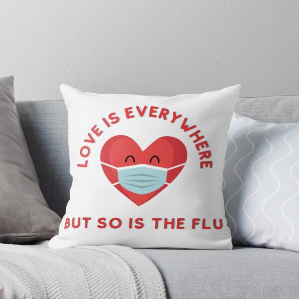 Item preview, Love Is Everywhere But So Is The Flu - T-shirt  designed and sold by jebran.