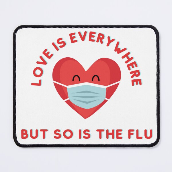 Item preview, Love Is Everywhere But So Is The Flu - T-shirt  designed and sold by jebran.