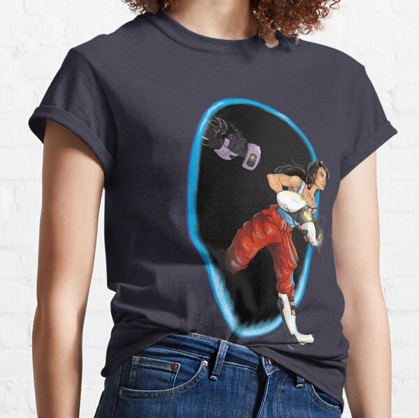 Fanart Portal - Chell and GLaDOS Classic T-Shirt