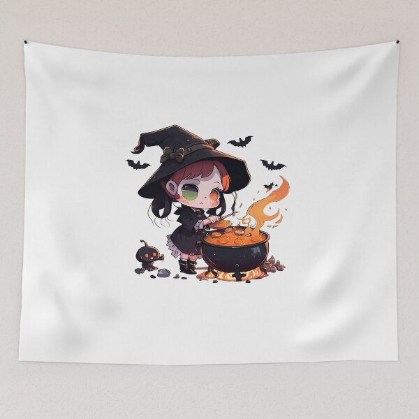 Item preview, Witch Cute Girl Chibi designed and sold by addthana.