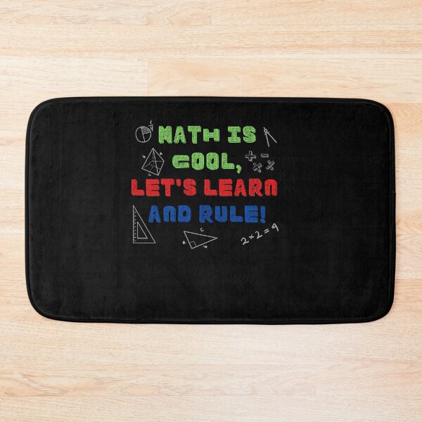 Item preview, Math is cool, let's learn and rule! Maths day costume idea for kids  designed and sold by facePale.
