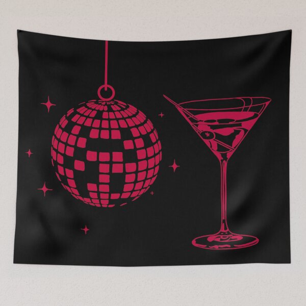 Item preview, Wine and disco ball designed and sold by estela-thehouse.