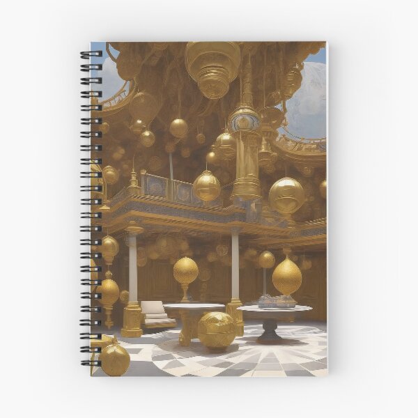 Item preview, Parnassus Checkered Gold Decorated Floor Palace Room designed and sold by entwithanaxe.