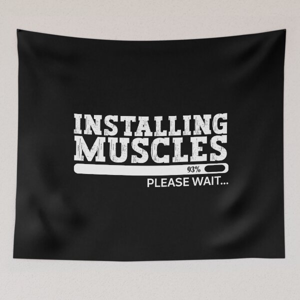 Item preview, Installing muscles please wait designed and sold by Stixdesigns.