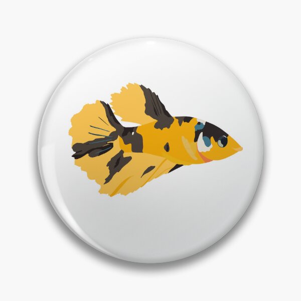 Item preview, Yellow Betta Fish designed and sold by madeofchips7.