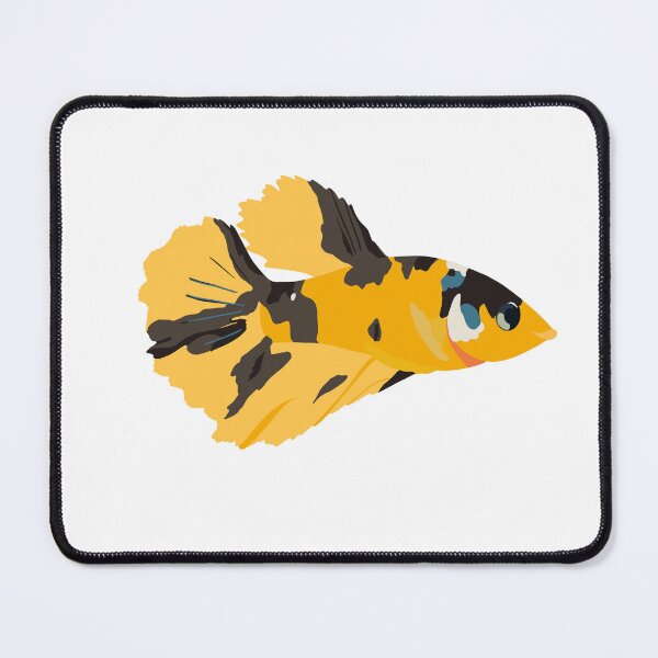Item preview, Yellow Betta Fish designed and sold by madeofchips7.