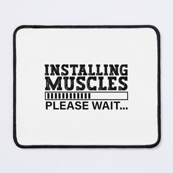 Item preview, Installing muscles please wait designed and sold by Stixdesigns.