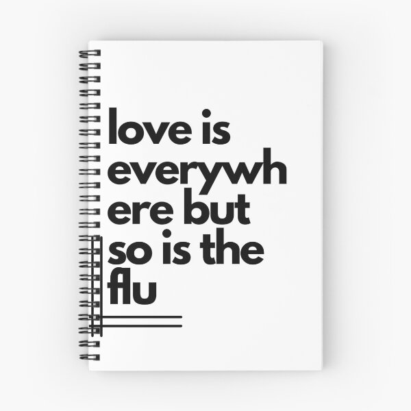 Item preview, Love Is Everywhere But So Is The Flu - T-shirt designed and sold by jebran.