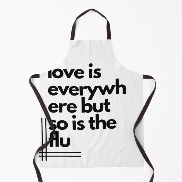 Item preview, Love Is Everywhere But So Is The Flu - T-shirt designed and sold by jebran.
