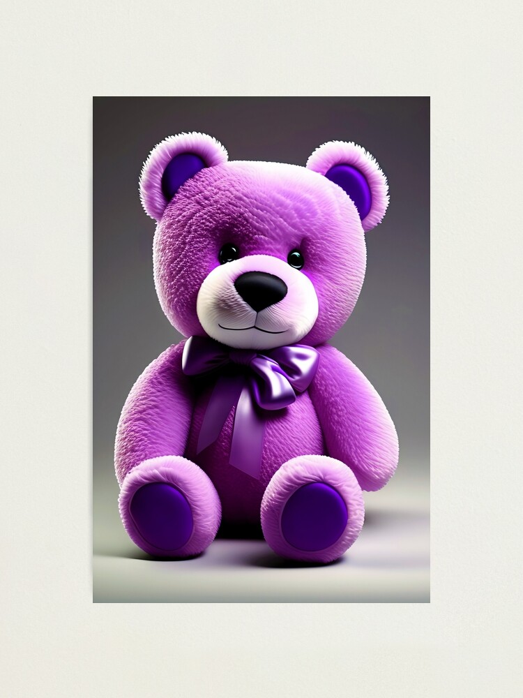 Purple colour teddy bear online