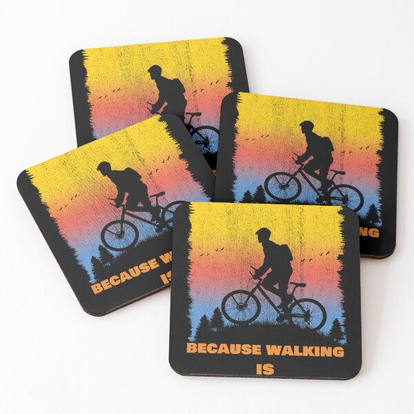 Item preview, Biking because walking is for quitters  designed and sold by Vdae Art.