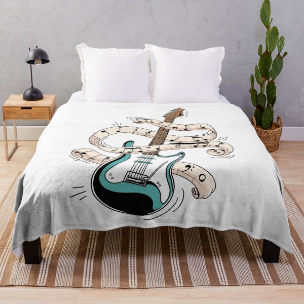 Item preview, Electric Guitar Music Notes designed and sold by bennetthuskers.