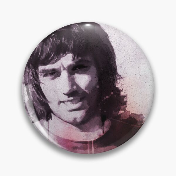 Item preview, George Best Manchester United Holy Trinity Portrait designed and sold by Sporting Colour.