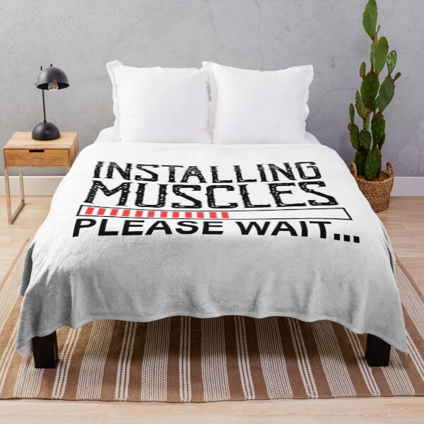 Item preview, Installing muscles please wait designed and sold by Stixdesigns.