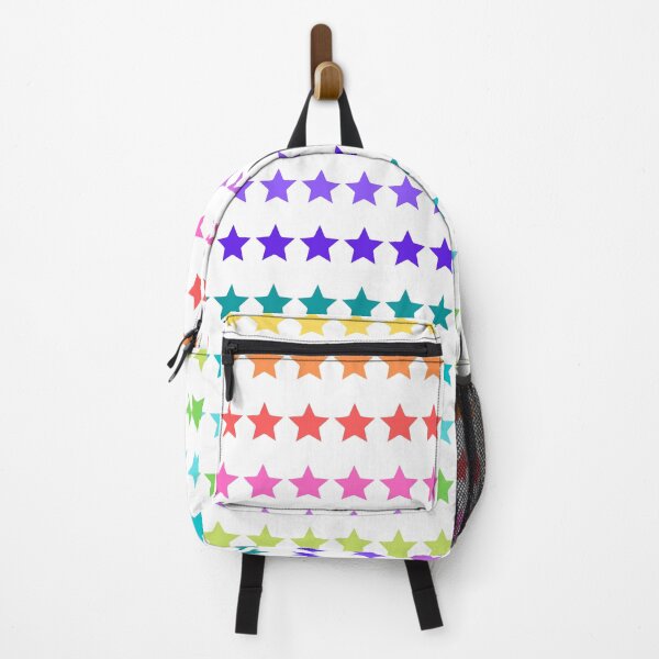 Vista previa del artículo con la obra «Estrellas de colores del arco iris», diseñado y vendido por MingledBe.