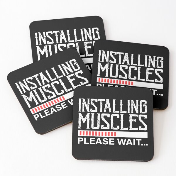 Item preview, Installing muscles please wait designed and sold by Stixdesigns.