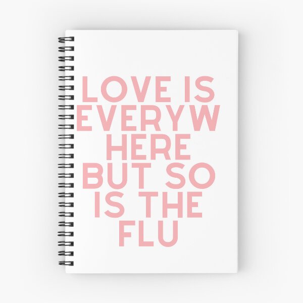 Item preview, Love Is Everywhere But So Is The Flu - T-shirt designed and sold by jebran.