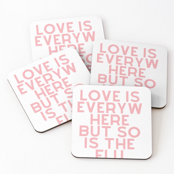 Item preview, Love Is Everywhere But So Is The Flu - T-shirt designed and sold by jebran.