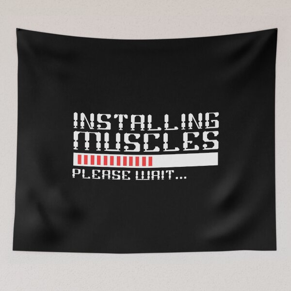 Item preview, Installing muscles please wait designed and sold by Stixdesigns.