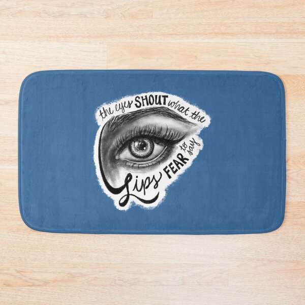 Item preview, The Eyes Shout What The Lips Fear To Say designed and sold by Olivia Ossege.