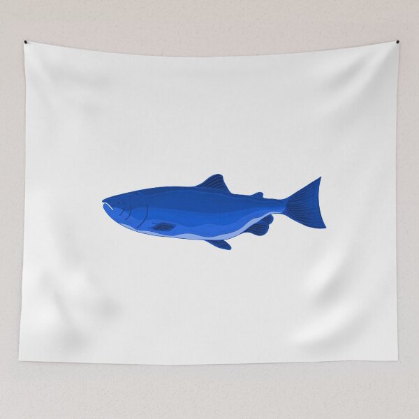 Item preview, Blue fish in the ocean designed and sold by AdamCeko.