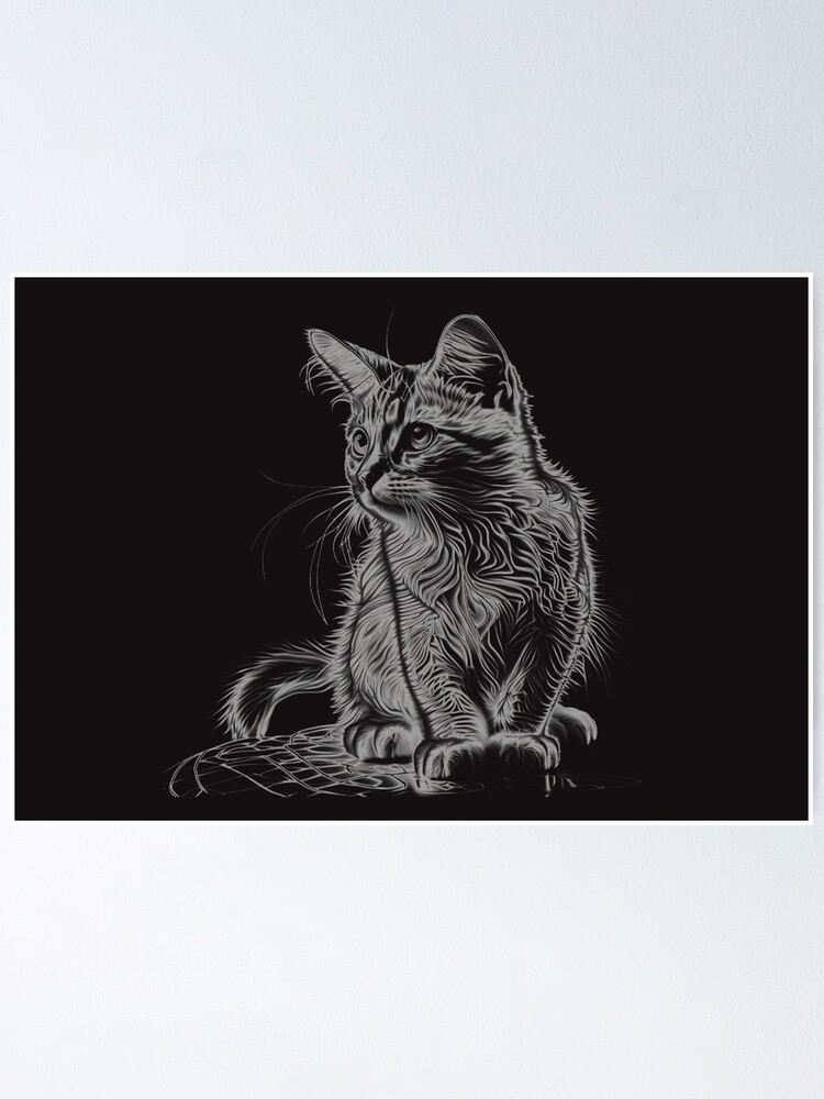 Scratchboard Art Lesson - Cat 