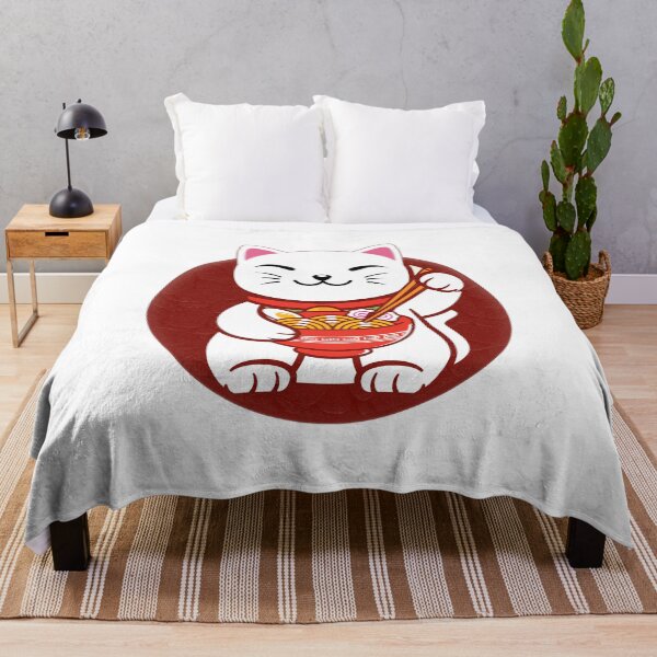 Item preview, Cat Kawaii Eating Ramen designed and sold by franktact.