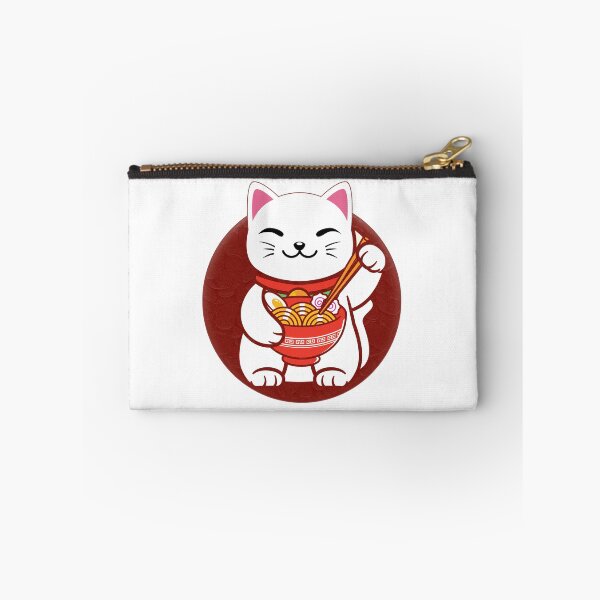 Item preview, Cat Kawaii Eating Ramen designed and sold by franktact.