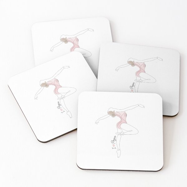 Item preview, I Love Physie Line art, pastel pink and brown  designed and sold by SquirrelNat.