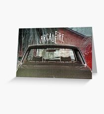 Arcade Fire Suburbs Greeting Card