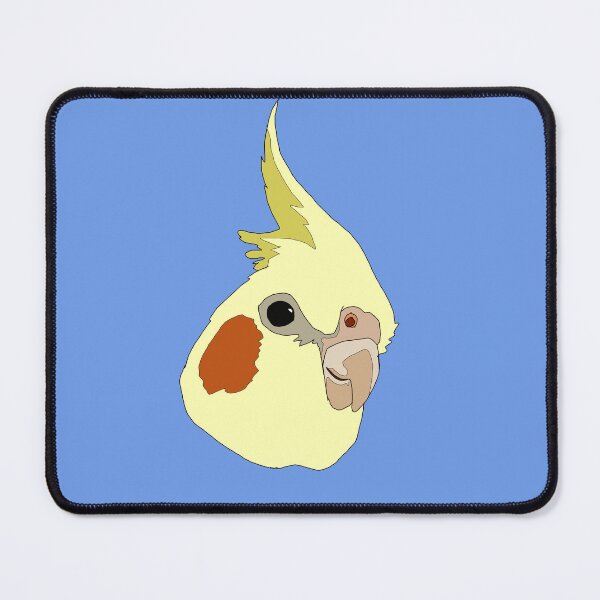 Item preview, Cockiteil with blue background designed and sold by LeahcarsArt.