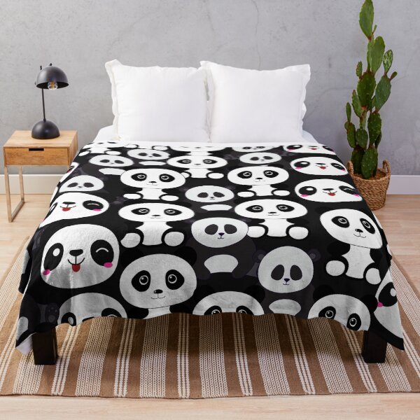 Aperçu de l'œuvre Joli motif de panda créée et vendue par Patternaart.